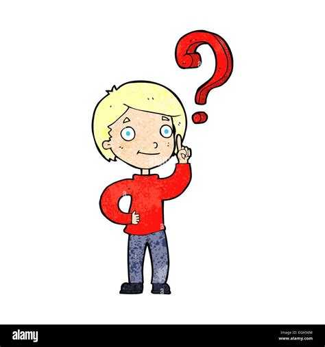Cartoon Boy Asking Question Stock Vector Image And Art Alamy
