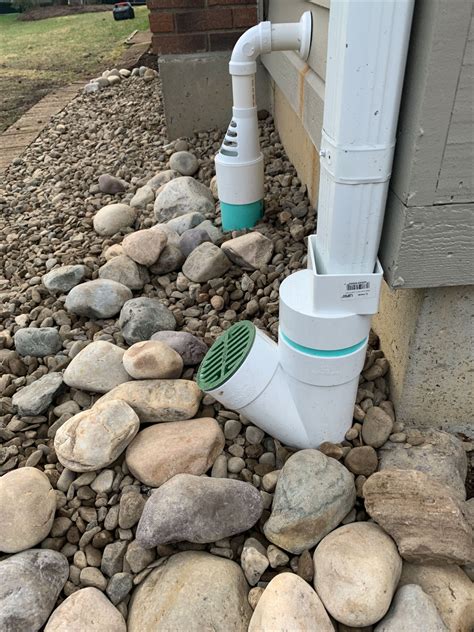 Foundation Waterproofing French Drain Underground Downspout Drainage Outside Sump Pump
