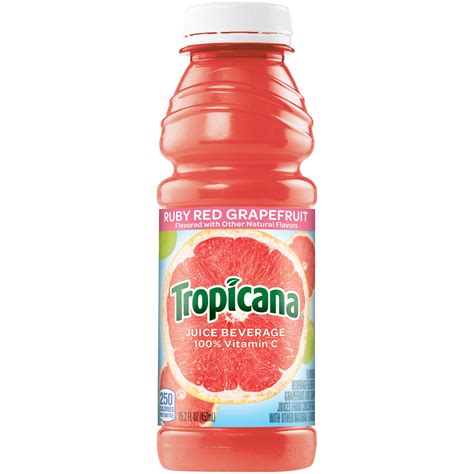 Tropicana® Ruby Red Grapefruit Juice Beverage 152 Fl Oz Plastic