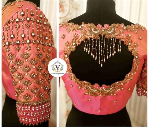 Stunning Aari Work Blouse Designs 2020 For Silk Sarees New Saree