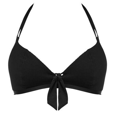 Freya Swim Nouveau Triangle Bikini Top Black As6701blk Poinsettia