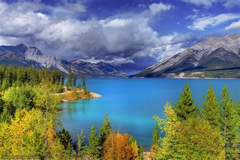 Abraham Lake Banff National Park Wallpapers Wallpaper Cave