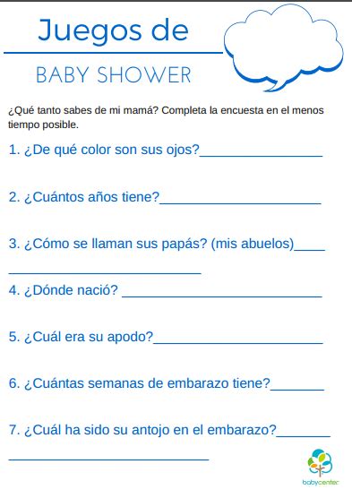 Juegos Para Baby Shower Chistosos Juegos En Baby Shower