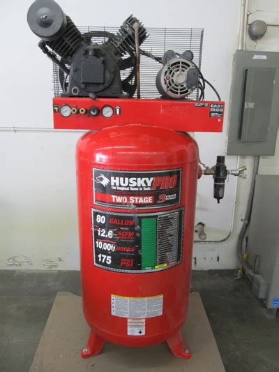 Husky Pro 80 Gallon Air Compressor Asset Location Sun Valley Ca