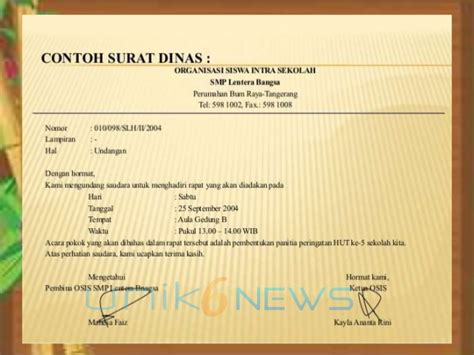 Isi balasan yang tepat surat dinas tersebut adalah. Aturan Cara Penulisan Surat Resmi yg Benar dan Contoh Lengkap