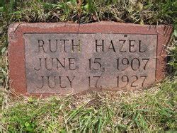 Ruth Hazel Find A Grave Memorial
