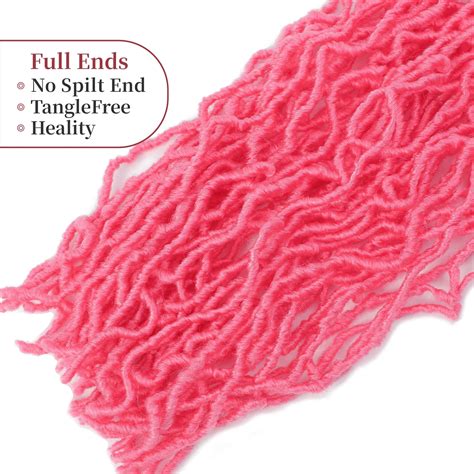 Buy Pink Soft Locs 36 Inch Soft New Faux Locs 6 Packs for Soft Locs