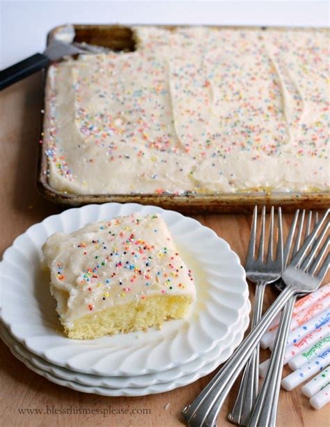 Check spelling or type a new query. Quick and Easy Vanilla Sheet Cake | Recipe | Vanilla sheet cakes, Sheet cake recipes, Easy cake ...