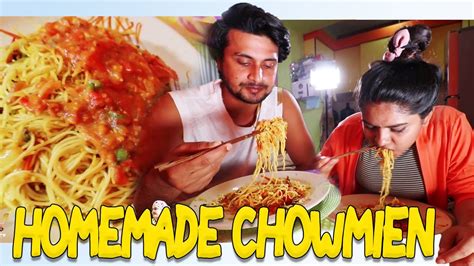 Spicy Chow Mien Recipe And Reaction Pram S Kitchen Youtube