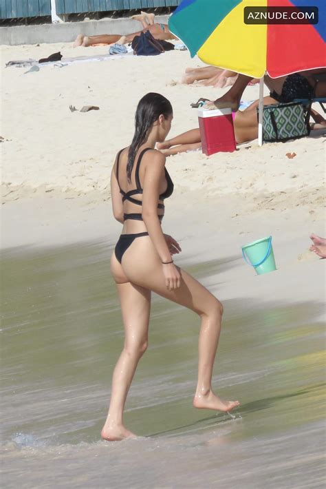 Bella Hadid Sexy Showed Her Ass At A Beach In St Barts Aznude