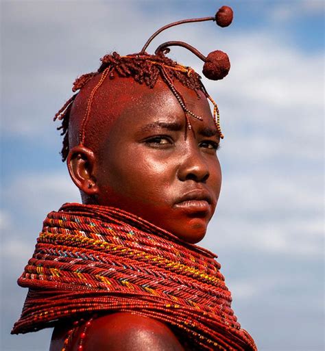 Turkana Tribe Woman With Huge Necklaces And Ear Rings Turkana Lake Loiyangalani Kenya Artofit