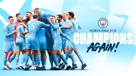 Epl 2122 Manchester City Crowned Premier League Champions
