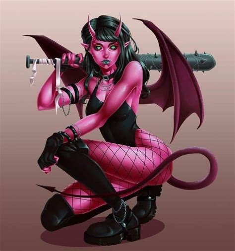 Pin By Peach On Demon Art Fantasy Art Women Fantasy Girl