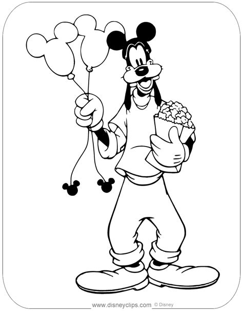 85 Free Printable Goofy Coloring Pages