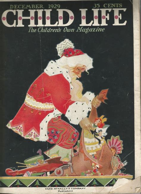 Child Life Christmas Cover Christmas Cover Vintage Magazines
