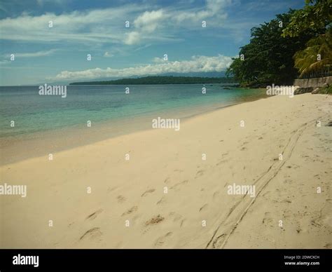 The Beauty Of Paradise Pasir Putih Beach Stock Photo Alamy
