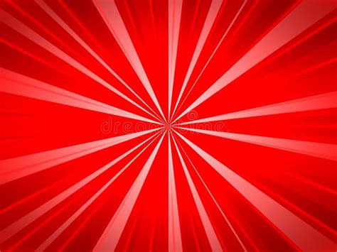 Abstract Burst Background With Red Color Stock Illustration
