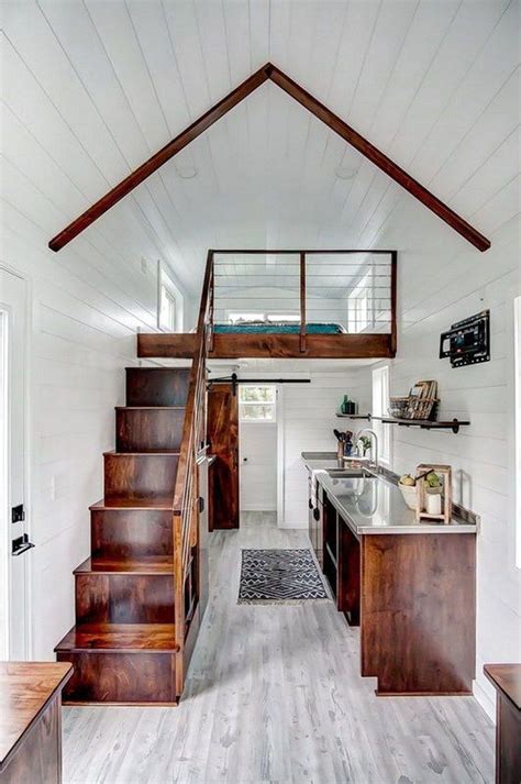 32 Amazing Cozy Tiny House Design Ideas Tiny House Loft Best Tiny
