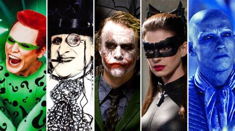 Batman Movie Villains Ranked Joker Catwoman Riddler And More