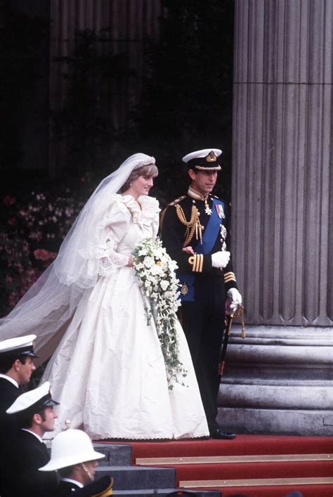Princess Diana Of Wales 1981 Vintage Royal Wedding Dresses