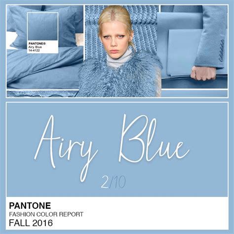 Pantone Fashion Color Report Fall 2016 210 Airy Blue Unha Bonita