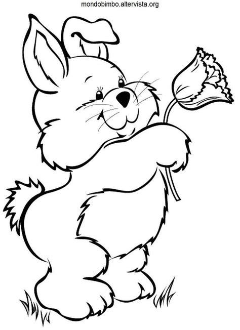 Con i disegni dei conigli trascorrerai divertenti momenti colorati e farai divertire i più piccini. Disegni Pasquali da colorare — Mondo Bimbo