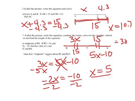There are seven special types all worksheets come with an answer key. Segment Addition Postulate Worksheet Answer Key | Kids ...