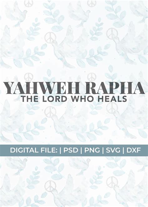 The Lord Who Heals Svg Yahweh Rapha Svg Lord Svg Hebrew Etsy Singapore