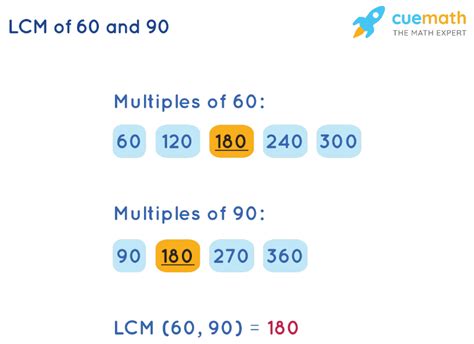 Lcm Of 60 And 90 How To Find Lcm Of 60 90