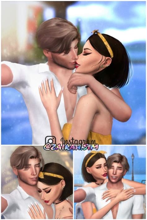Sims Cc Custom Content Couple Pose Pack Couple Selfies By Zairah Sims Sims Couple