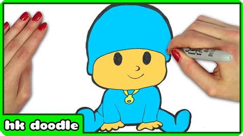 How To Draw Pocoyo Step By Step Drawing Tutorial By