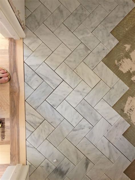 30 Herringbone Pattern Tiled Floor Wall Surfaces