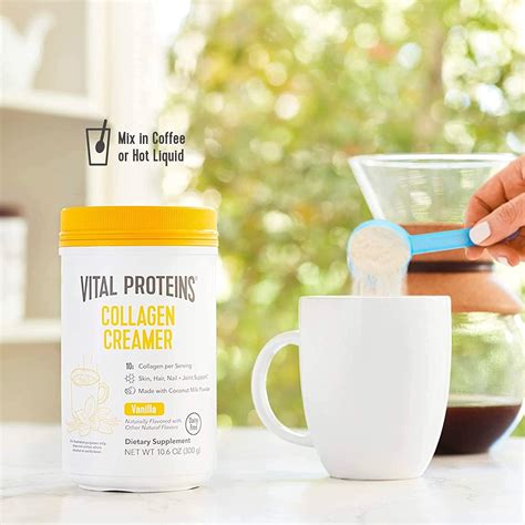Vital Proteins Collagen Coffee Creamer Non Dairy And Low Sugar Powder With Collagen Peptides