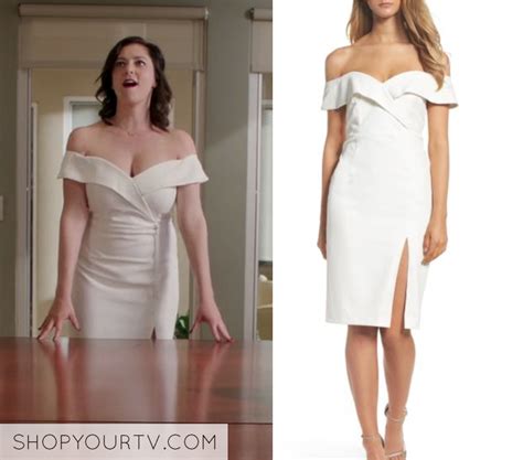 Crazy Ex Girlfriend Season 3 Episode 1 Rebeccas White Off Shoulder Dress Shop Your Tv