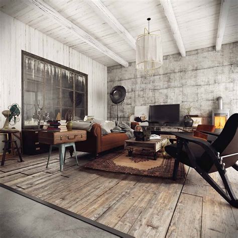 Rustic Industrial Living Room Ideas To Inspire