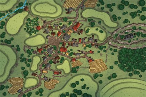 Morvold Press Town Of Phandalin From Lost Mine Of Phandelver