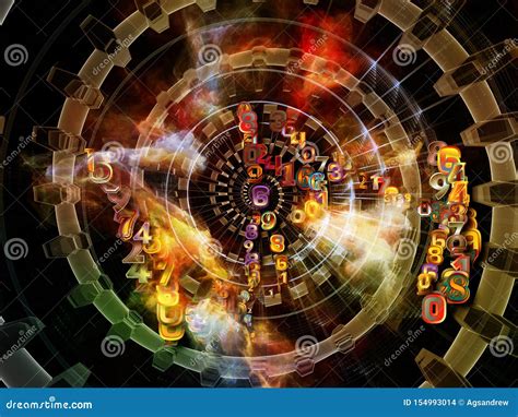 Digital Realm stock illustration. Illustration of research - 154993014