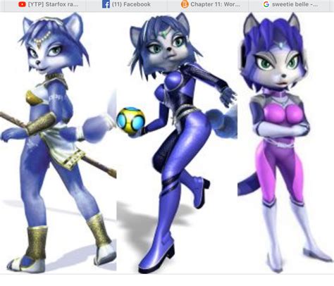 Star Fox Characters Krystal Sexy