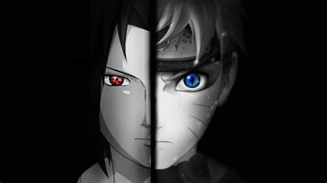 Download Uzumaki Naruto Black And Sasuke Uchiha Wallpaper