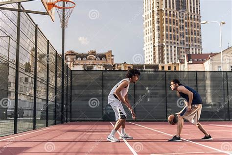 Guys Playing Basketball Stock Photo Image Of Jump Court 101547290