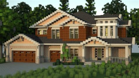 Traditional House Northwest Style Minecraft Project Modern
