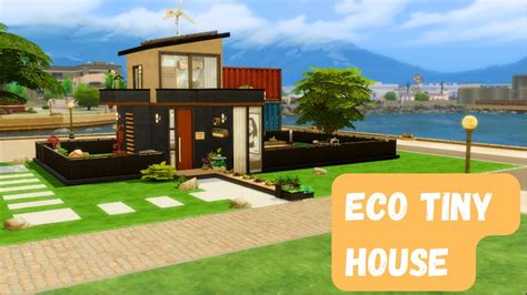 Eco Tiny House The Sims 4 Speed Build No Cc Youtube