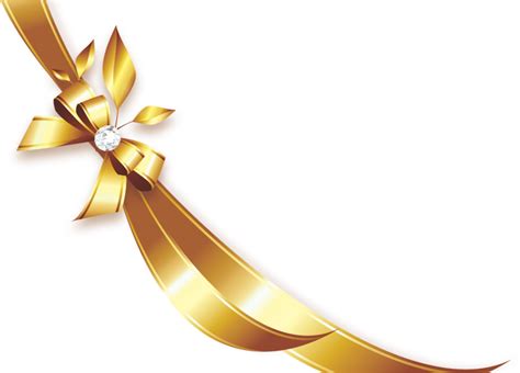 Ribbon Clip Art Golden Ribbon Png Download 910654 Free