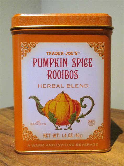 Trader Joes Is The Best Pumpkin Spice Rooibos Herbal Blend Tea