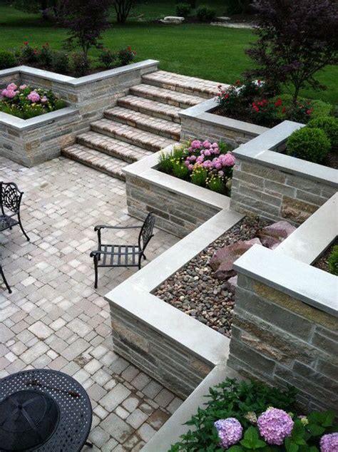 Pin By Shannon Omohundro On Decks And Patios Sunken Patio Sloped