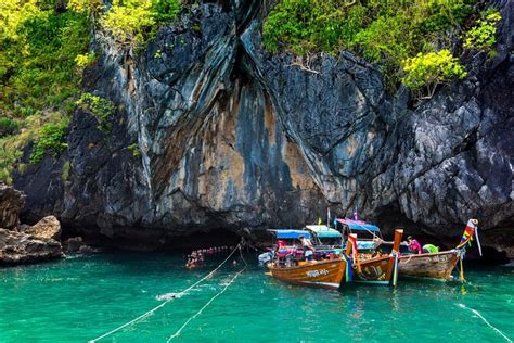 Koh Ngai Koh Muk Emerald Cave Snorkeling Tour By Classic Longtail Boat Ko Lanta