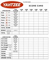 Large Printable Yahtzee Score Sheets | Printablee