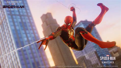 Marvel S Spider Man Remastered Update Adds New Suits This Dec