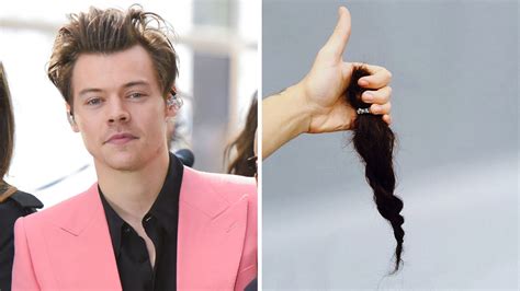 See The Exact Moment Harry Styles Cut Off All His Hair Allure