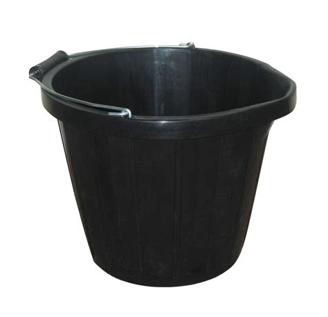 Active Black Plastic 13500 Ml Multi Purpose Bucket Departments Diy